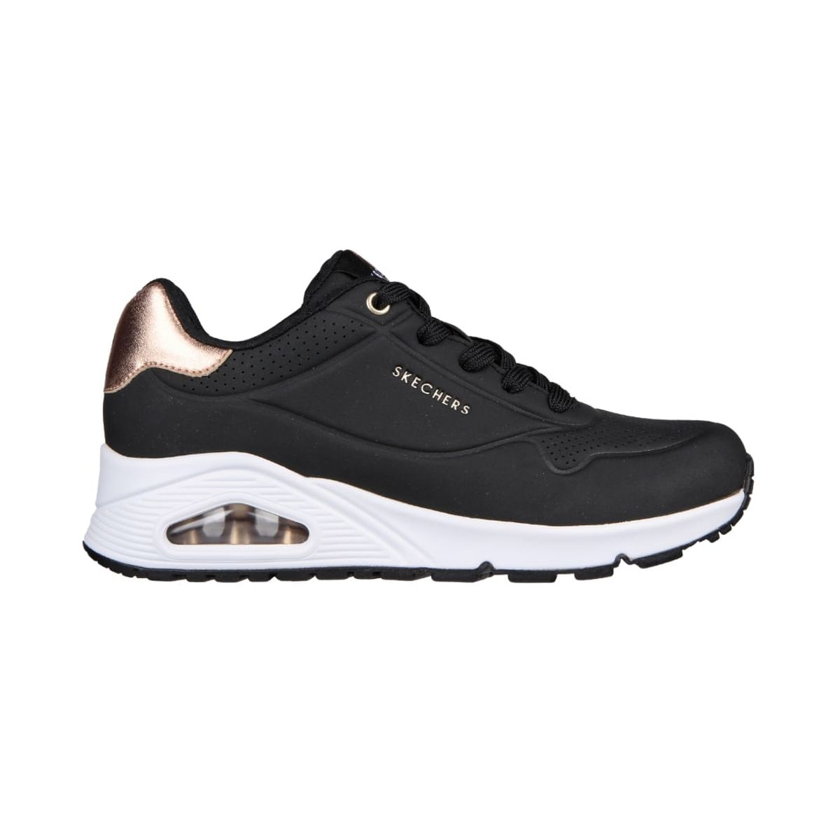SKECHERS - Tenis Skechers Uno Golden Air Para Mujer Color Negro