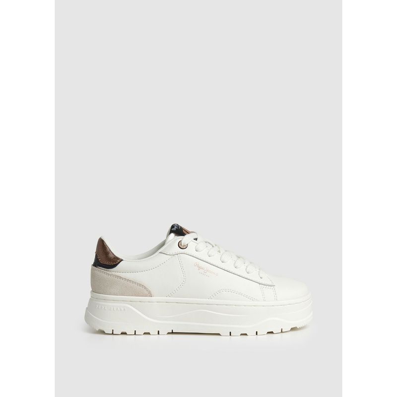 PEPE JEANS - Tenis Pepe Jeans Mujer Kore Smart W Color Blanco