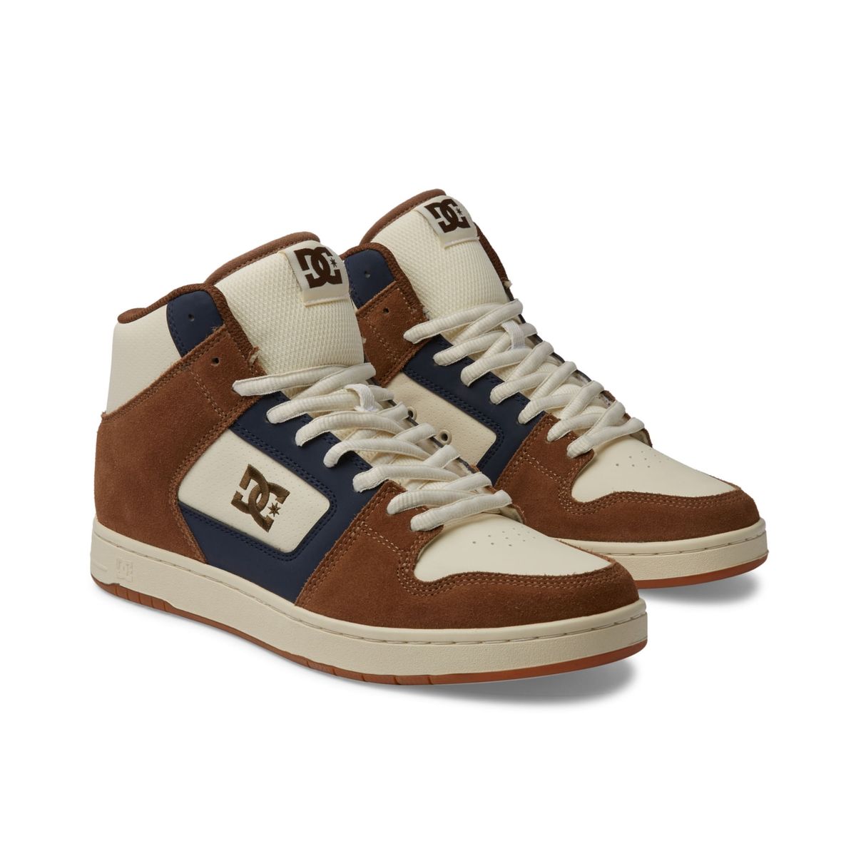 DC SHOES - Tenis DC Shoes Manteca 4 HI Para Hombre Color Café y Beige