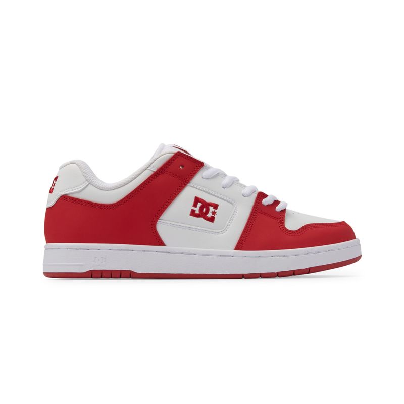 Tenis DC Shoes Manteca Para Hombre Color Blanco y Rojo DC SHOES