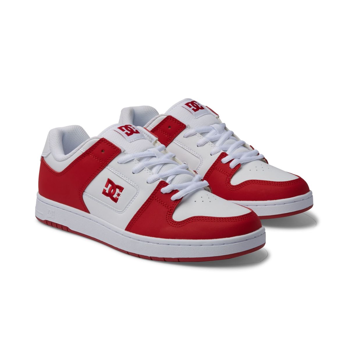 DC SHOES - Tenis DC Shoes Manteca 4 Para Hombre Color Blanco y Rojo