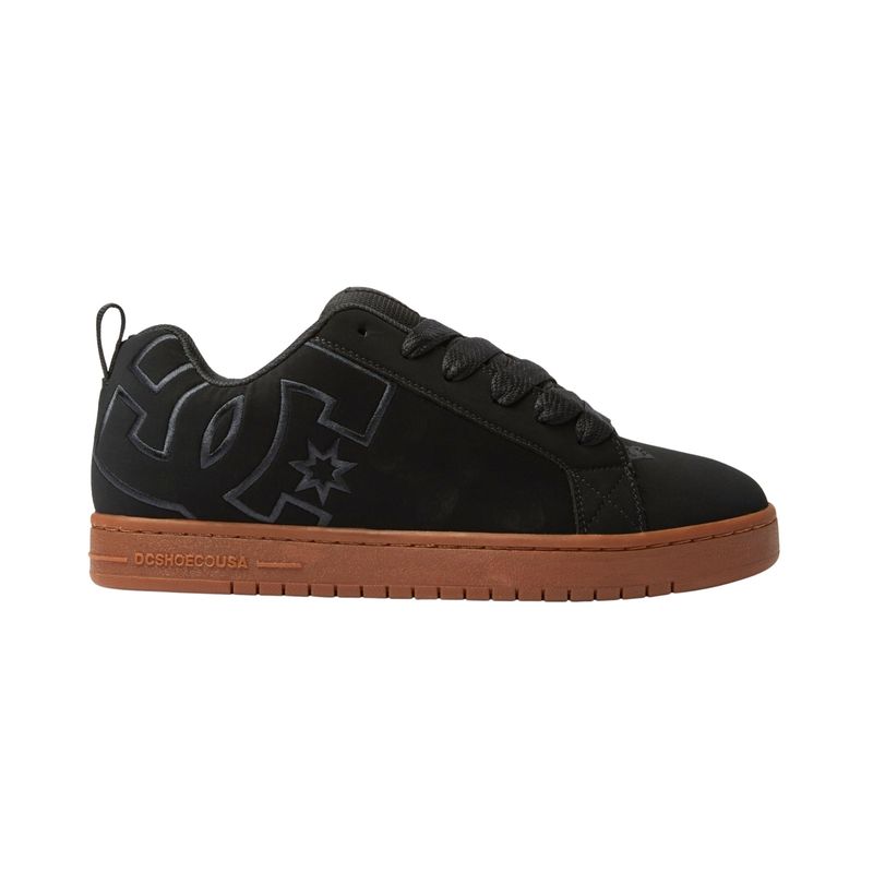 DC SHOES - Tenis DC Shoes Court Graffik Para Hombre Black Gum