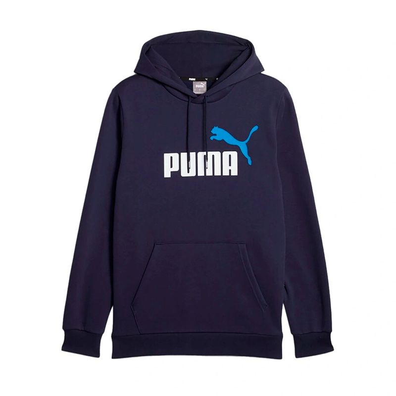 Buzo Puma Azul Hombre Ess Col Big Logo PUMA