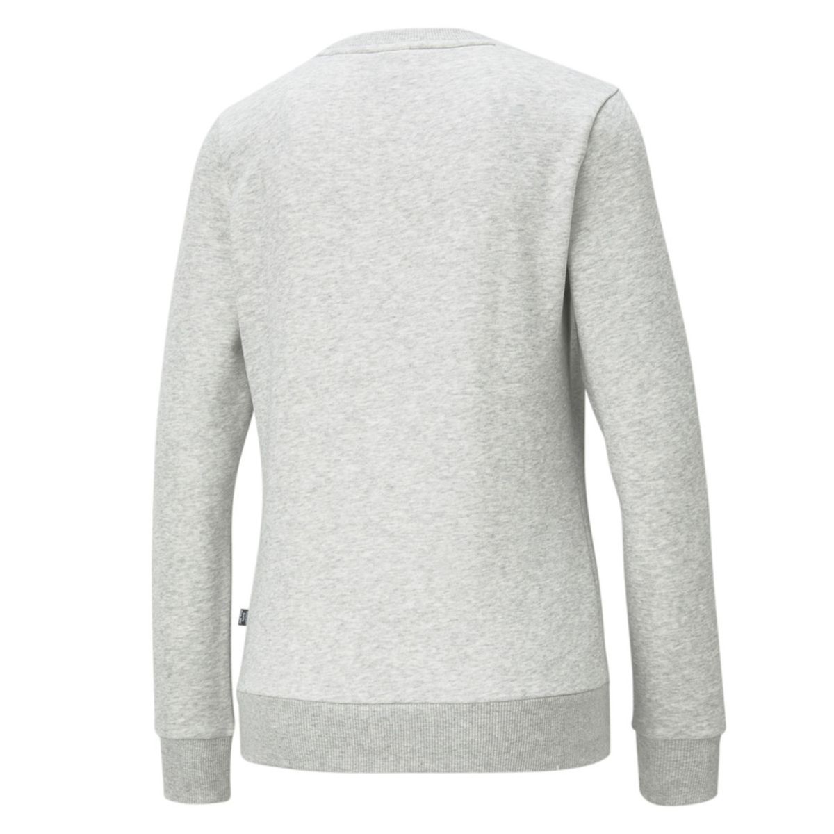 PUMA - Buzo Puma Gris Mujer Ess Logo Crew Fl Light.