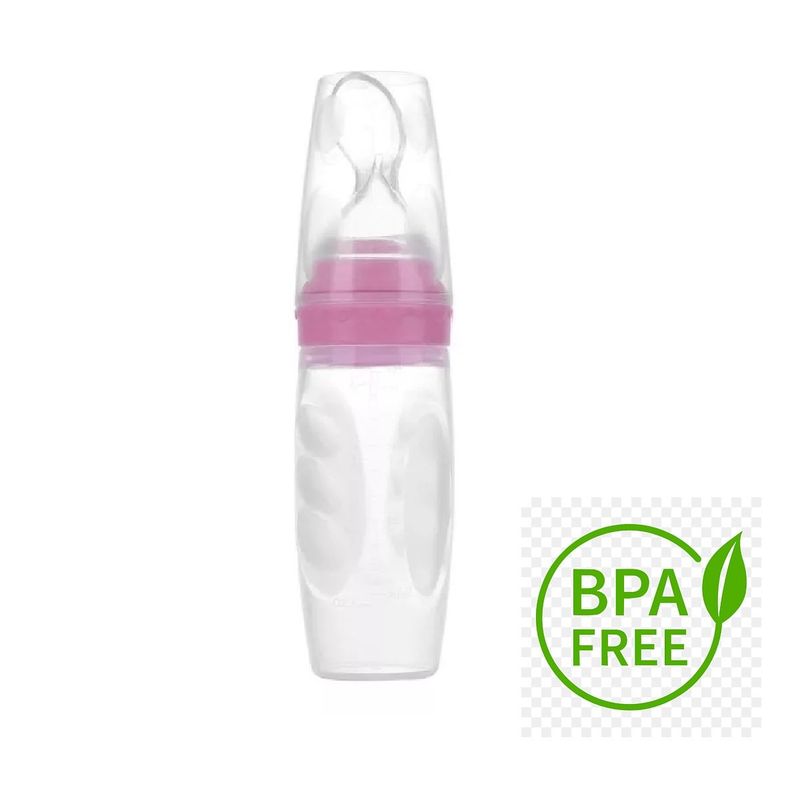 MUNDO BEBE - Tetero cuchara  silicona biberón frutas Para Bebe