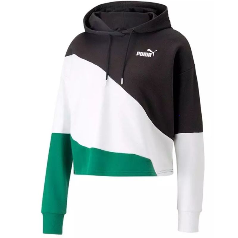 PUMA - Buzo Puma Multicolor Mujer  Power Cat Hoodie Tr W Black.