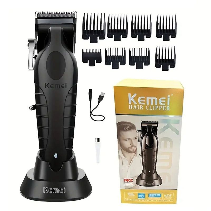KEMEI - Maquina Cortadora De Pelo Original E Inalambrica Kemei KM-2296