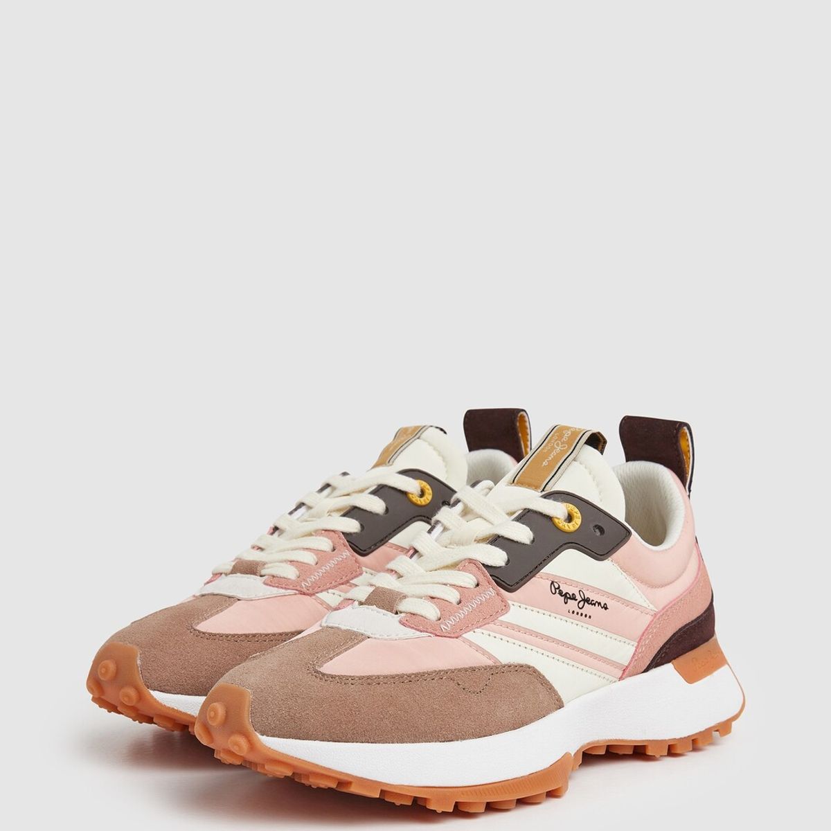 PEPE JEANS - Tenis Pepe Jeans Lucky Grand para mujer color Rosa