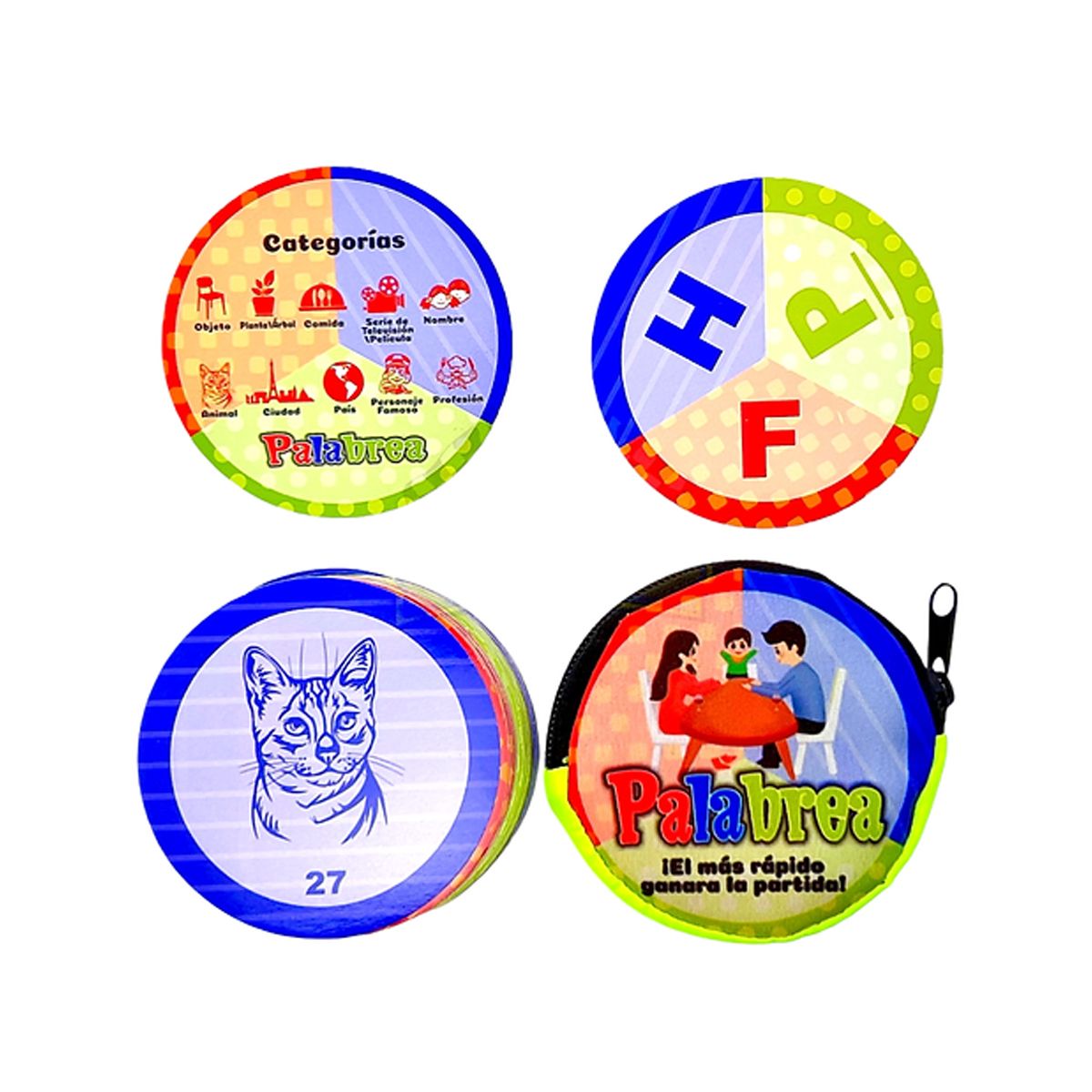 GENERICO - Palabrea Juego De Mesa Vocabulario Y Agilidad Stop