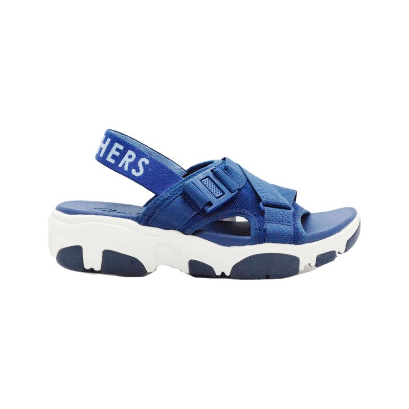 SKECHERS - Sandalias Skechers Mujer Daddy-O - Dibs Azul - Blanco