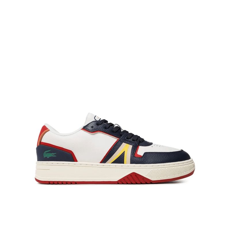 LACOSTE - Tenis Lacoste L001 222 Para Hombre Color Blanco y Azul