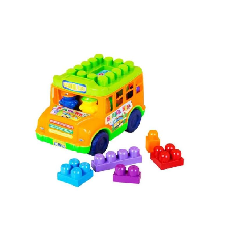 GENERICO - ARMATODO BUS ESCOLAR JUEGO PARA NIÑOS +3 AÑOS