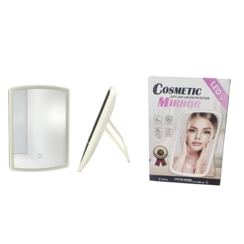 GENERICO - Espejo Luz Led Recargable Viaje maquillaje