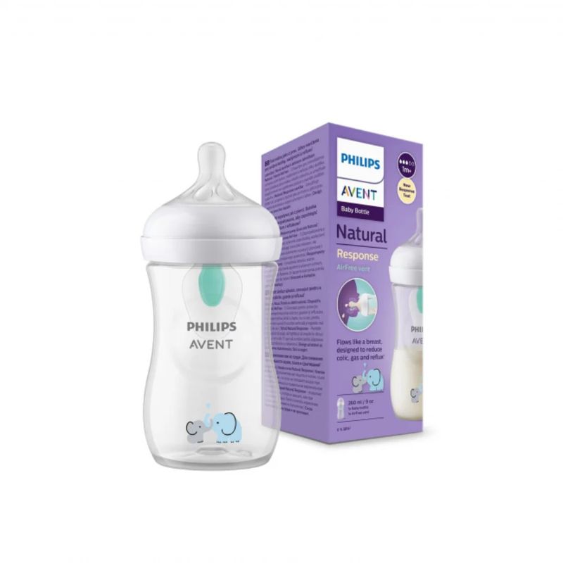 PHILIPS - Tetero Philips Avent Natural 3.0 Elefante 9 Oz