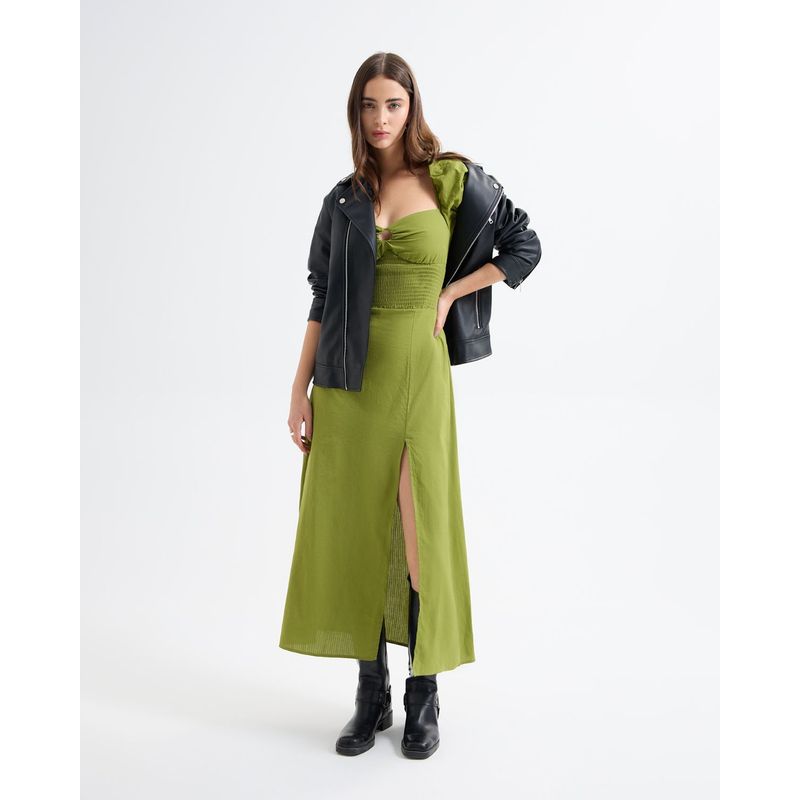 SEVEN SEVEN - Vestido Para Mujer M/C Largo Color Verde  Marca Seven Seven #28171358