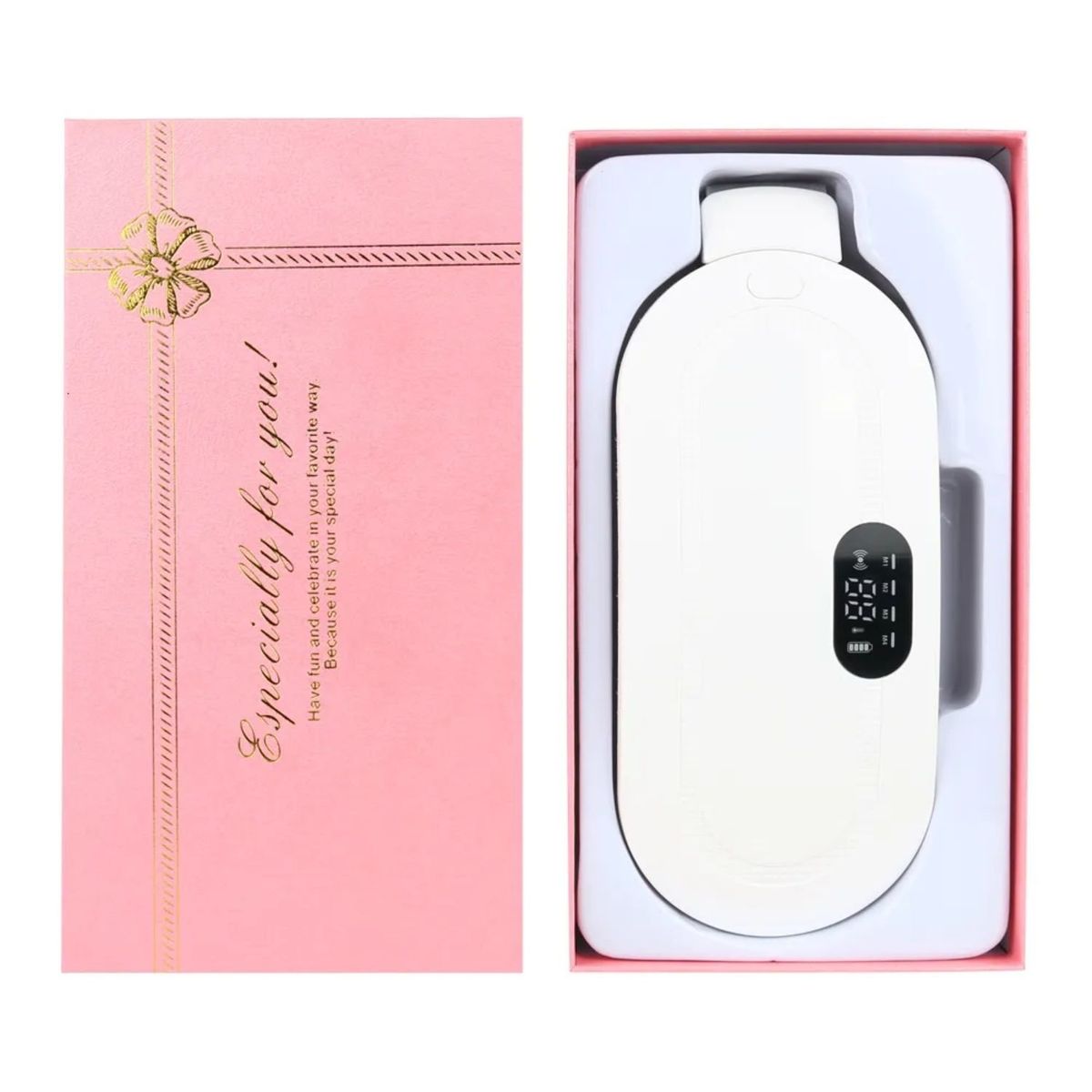 GENERICO - Cinturón Masajeador Calor Termica Para Dolor Y Cólicos