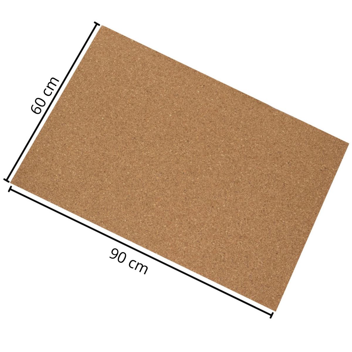 GENERICO - Lamina De Corcho 1 Mm 60 Cm X 90 Cm