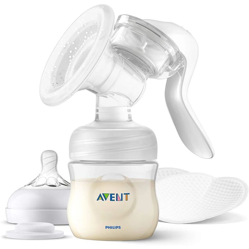 AVENT - Set Extractor Manual Natural Philips Avent Con Almohadillas