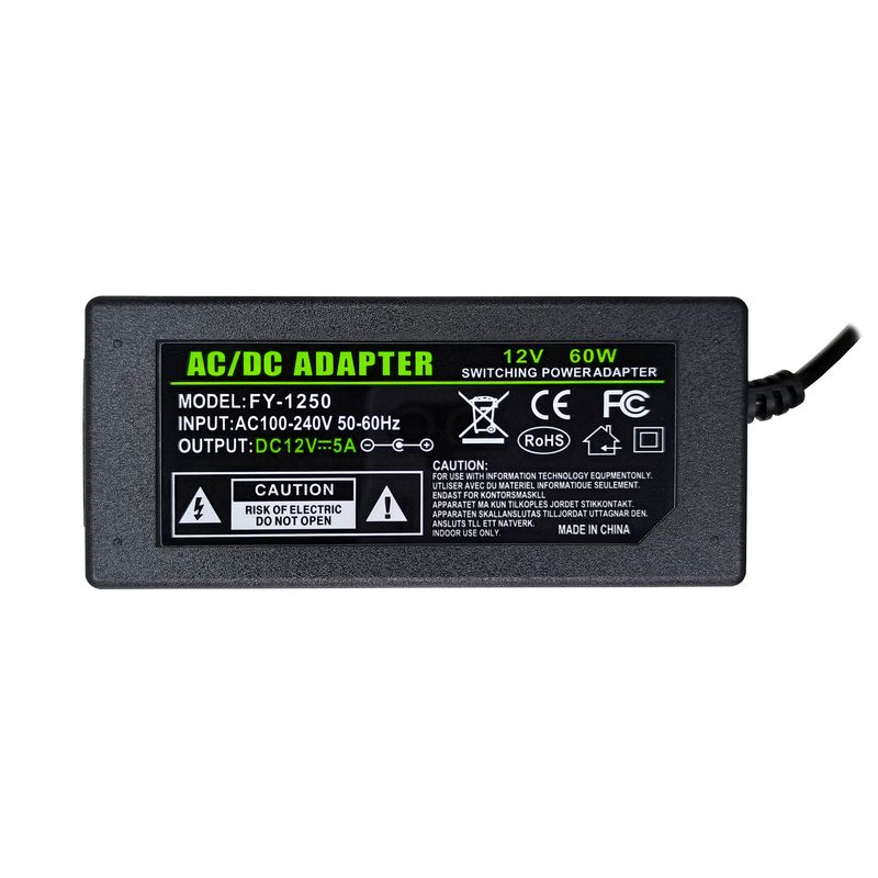 GENERICO - Adaptador 12v 5a Fuente De Poder Cargador