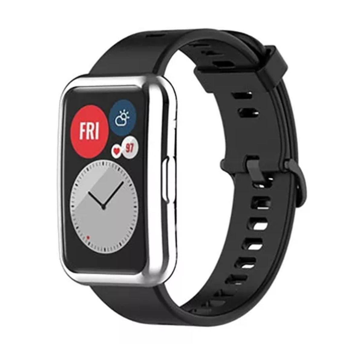 GENERICO - Funda case Alta Resistencia Compatible Con Huawei Band 6- Transparente