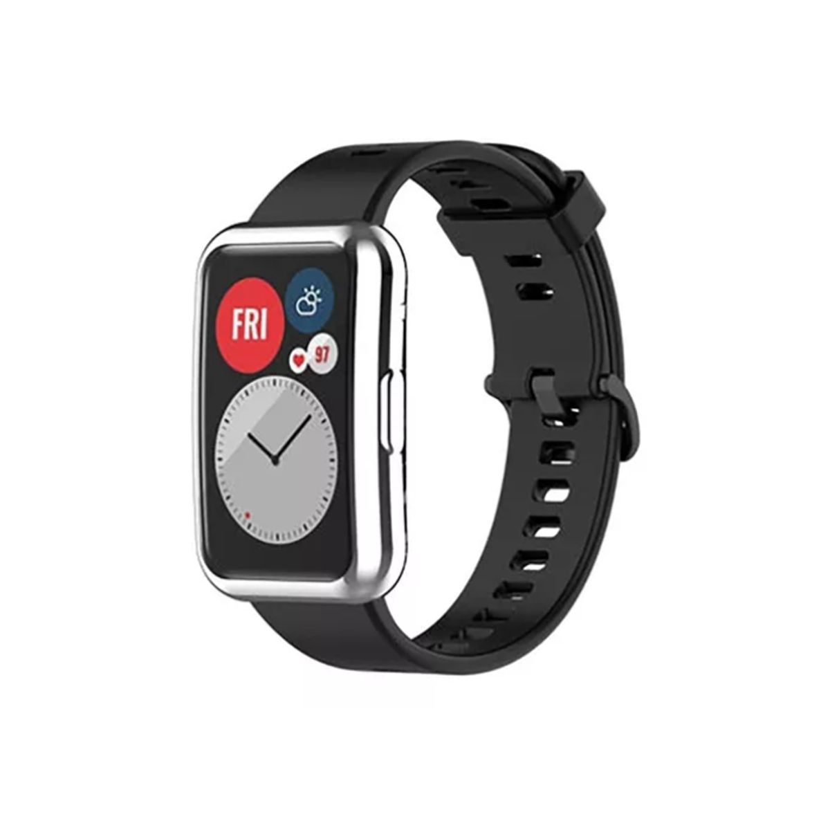 GENERICO - Funda case Alta Resistencia Compatible Con Huawei Band 6- Transparente
