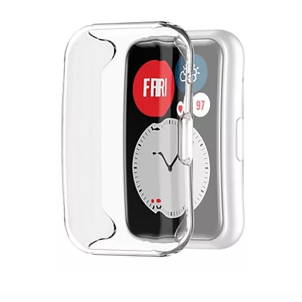 GENERICO - Funda case Alta Resistencia Compatible Con Huawei Band 6- Transparente