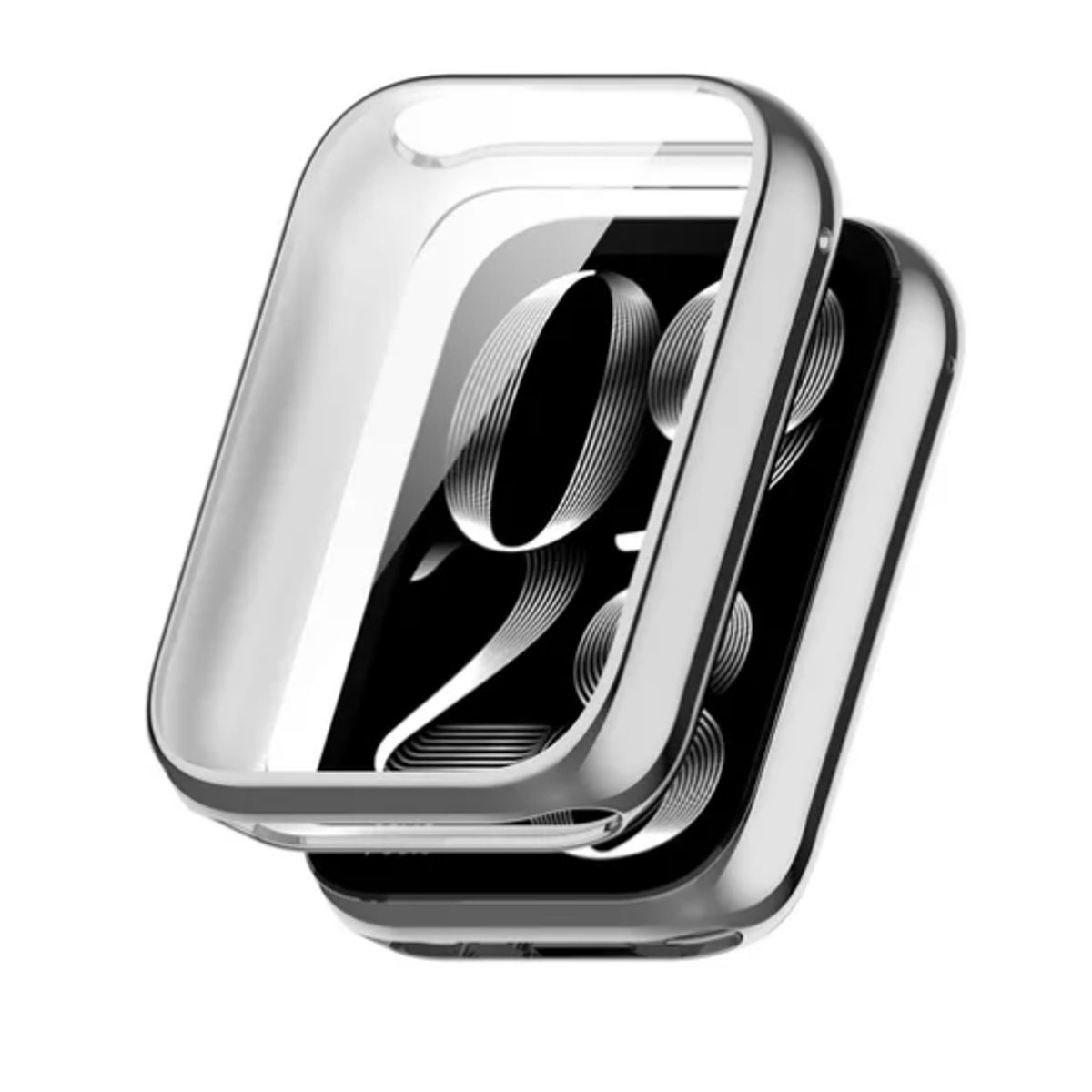 GENERICO - Funda Protectora Para Xiaomi Band 8 Pro-Plateado