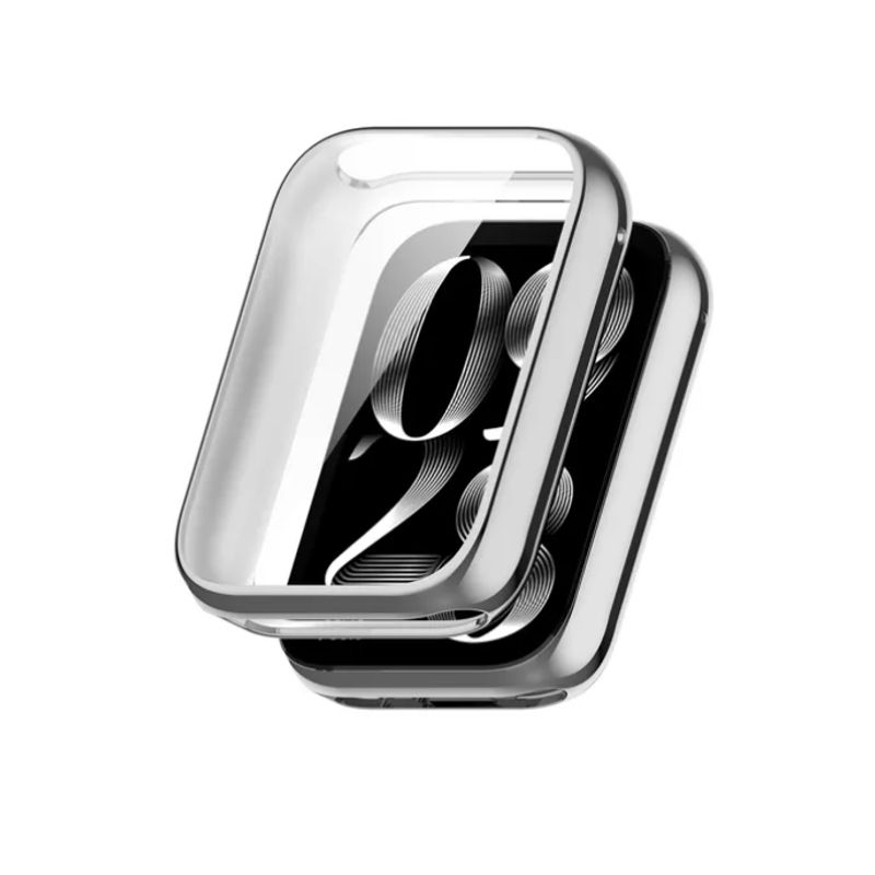 GENERICO - Funda Protectora Para Xiaomi Band 8 Pro-Plateado