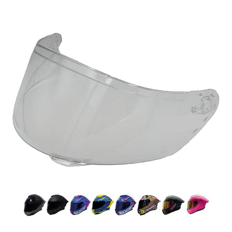 EDGE HELMETS - Visores Transparentes Edge Helmets