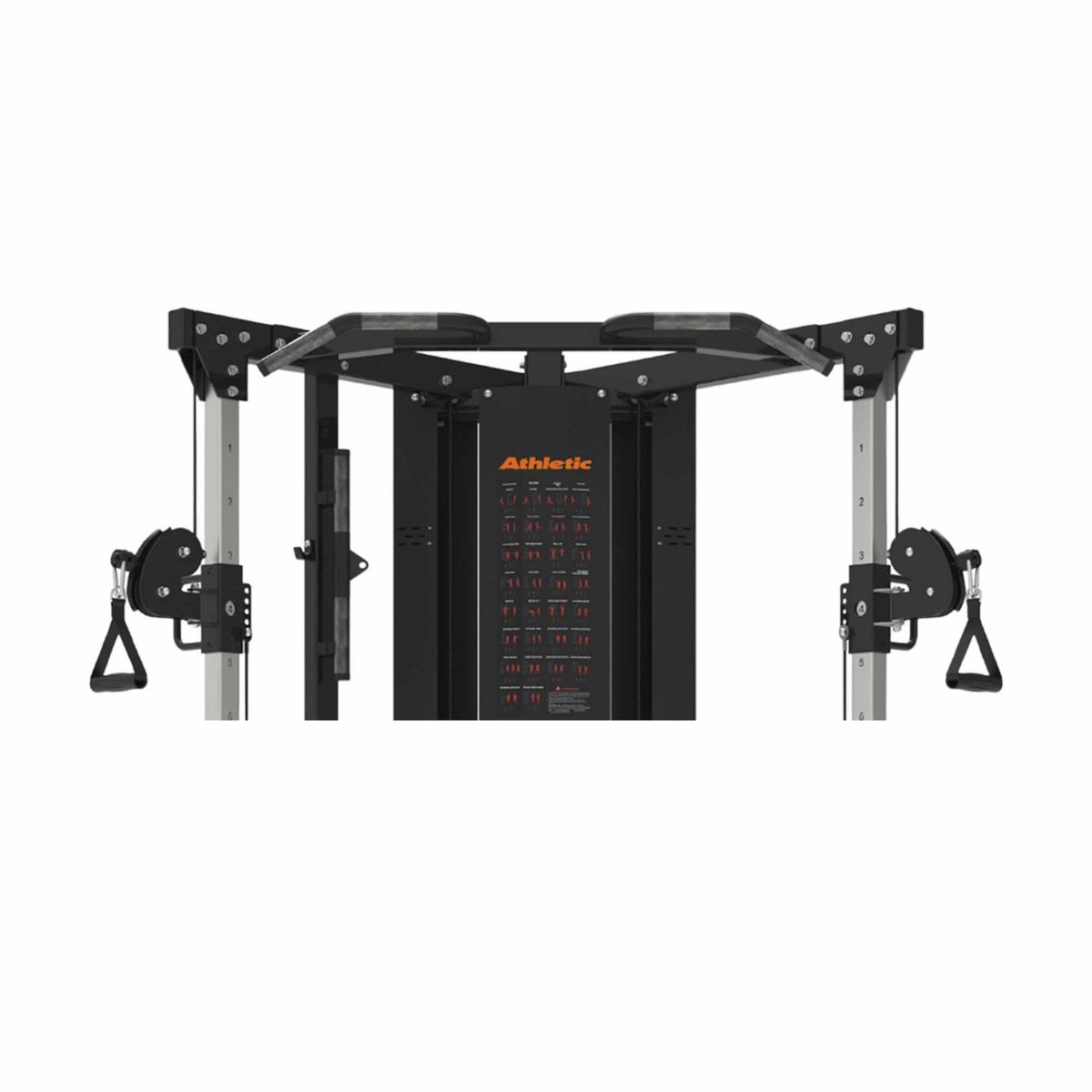 ATHLETIC - Polea Dual /Crossover Compacto  Prime Line Athletic Profesional + Accesorios