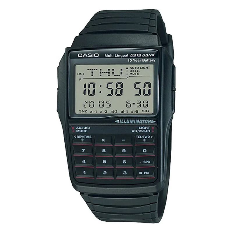 CASIO - Reloj Casio Modelo DBC-32-1A Calculadora Diseño Vintage