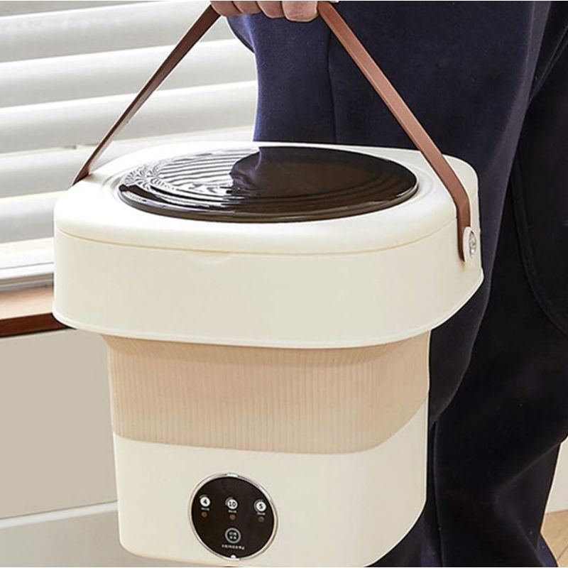 GENERICO - MINI LAVADORA CON CANASTA DE CENTRIFUGADO