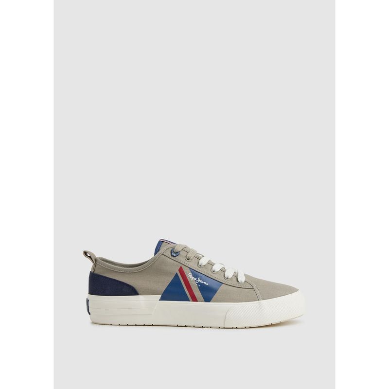 PEPE JEANS - Tenis Para Hombre Allen Flag Beige