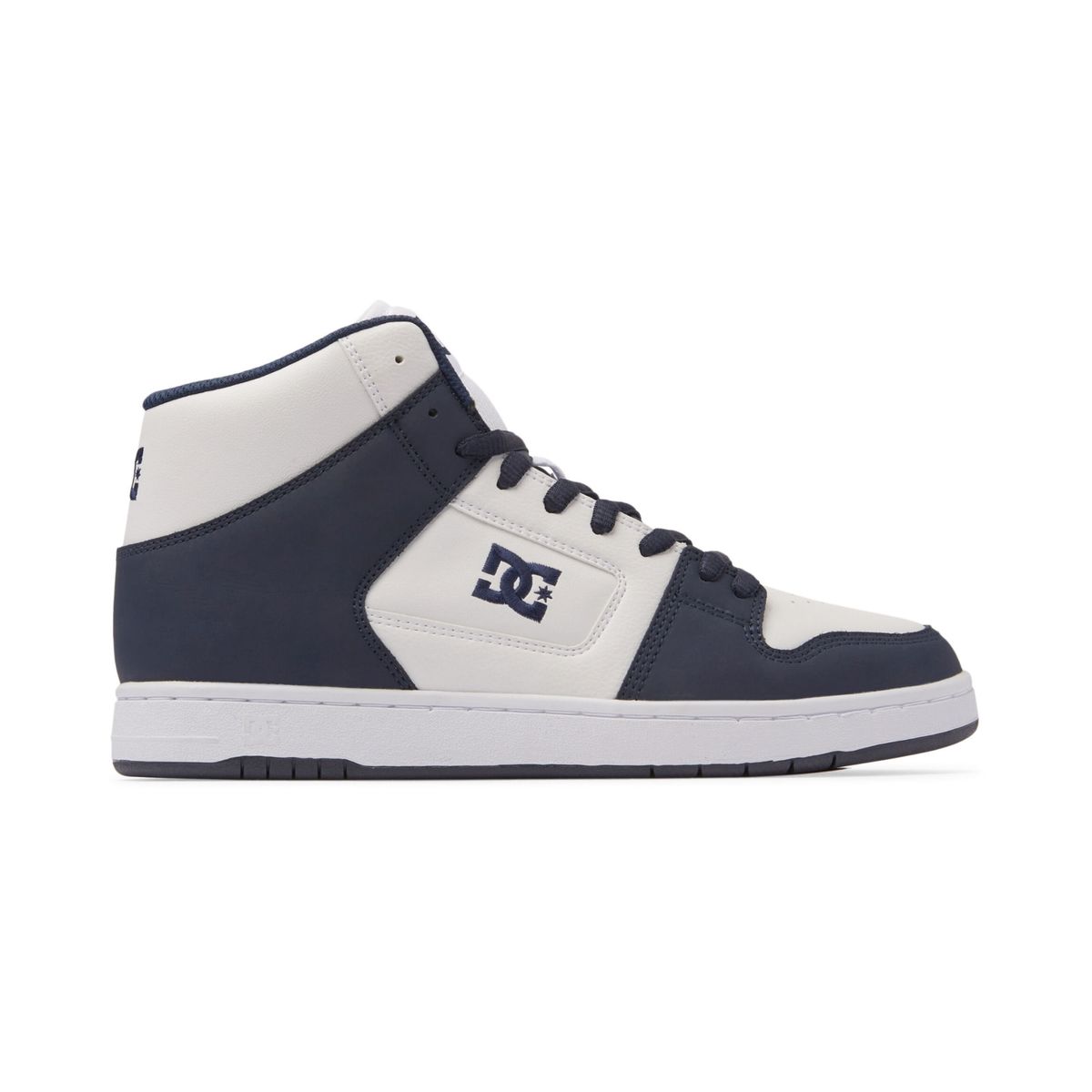 DC SHOES - Tenis DC Shoes Manteca 4 HI Para Hombre Color Azul y Blanco