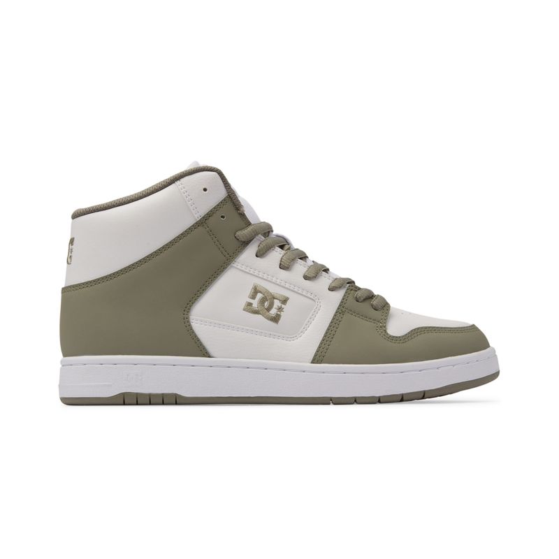 DC SHOES - Tenis DC Shoes Manteca 4 HI Para Hombre Color Verde y Blanco