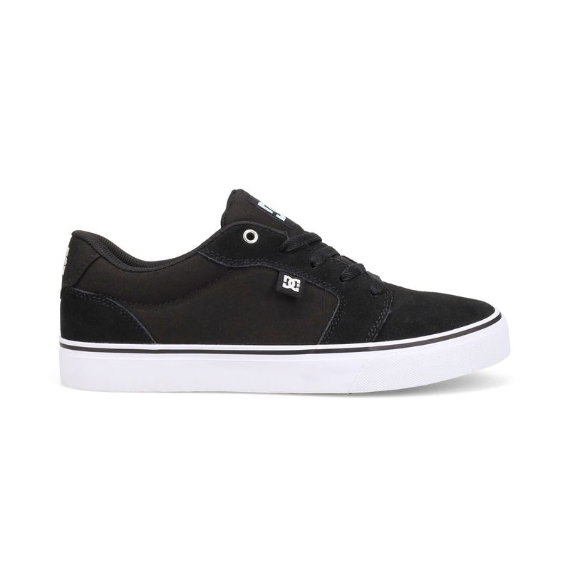 DC SHOES - Tenis DC Shoes Anvil Para Hombre Color Negro y Blanco