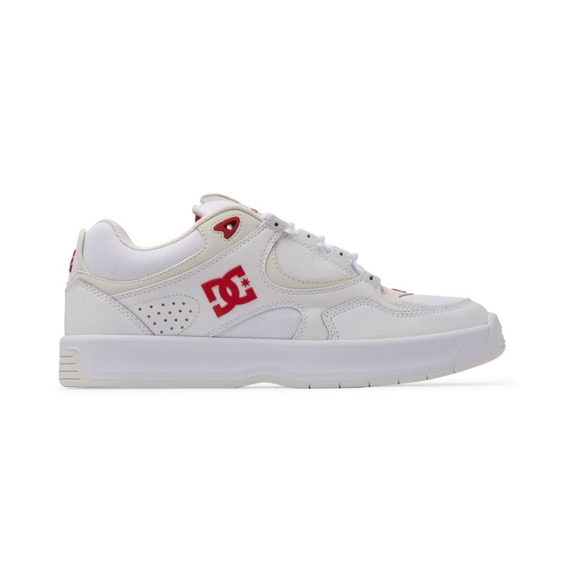 DC SHOES - Tenis DC Shoes Kalynx Zero Para Hombre Color Blanco y Rojo