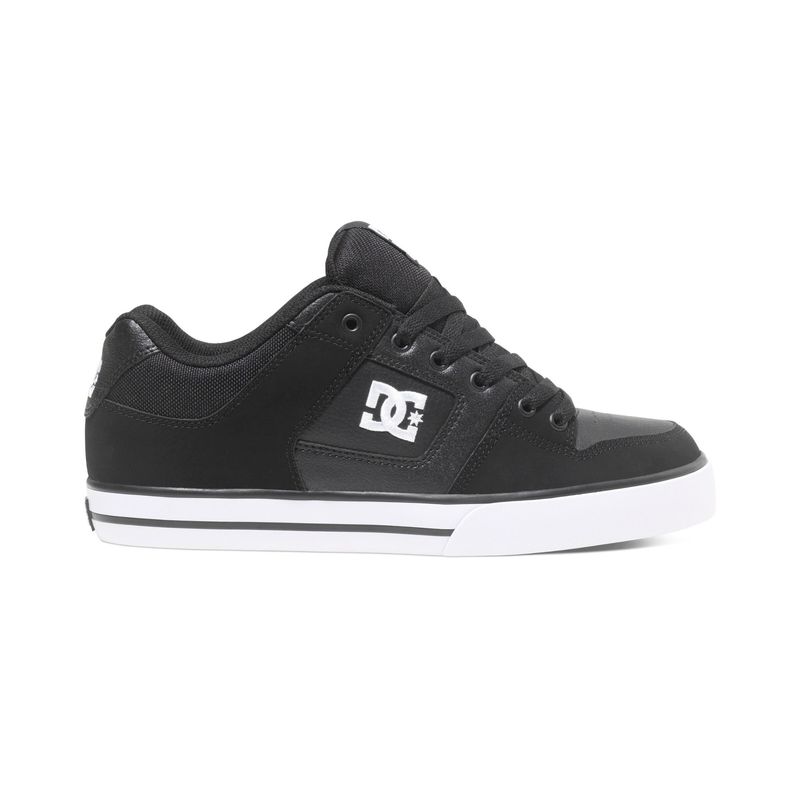 DC SHOES - Tenis DC Shoes Pure Para Hombre Color Negro y Blanco