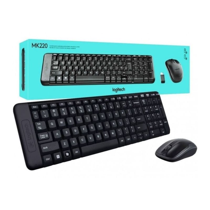 LOGITECH - Kit de teclado Y mouse inalámbrico