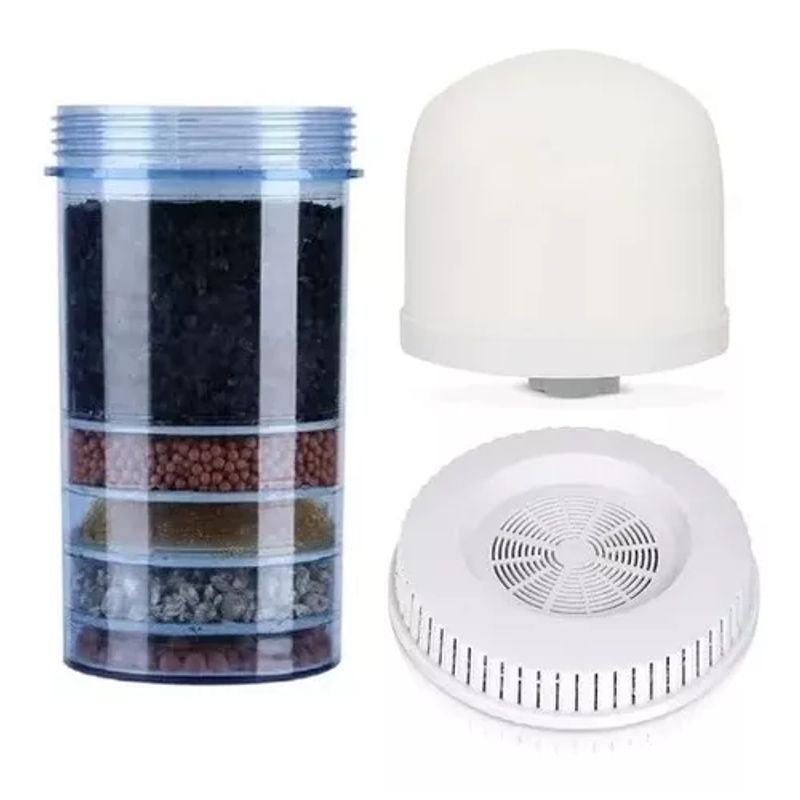 GENERICO - Kit Repuestos Filtro Purificador De Agua Piedras Económico
