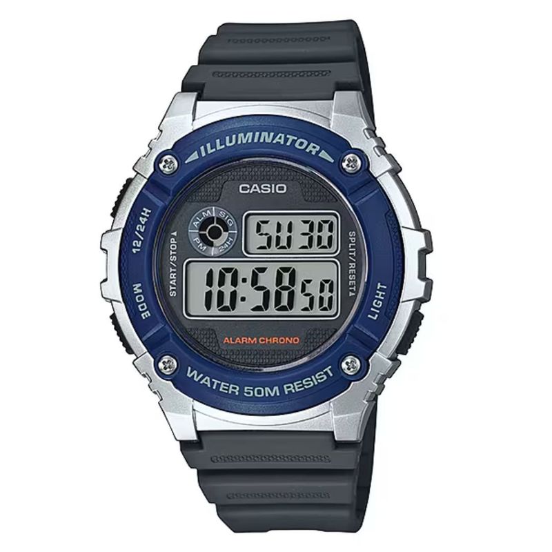 CASIO - Reloj Casio Referencia W-216H-2A Diseño Deportivo