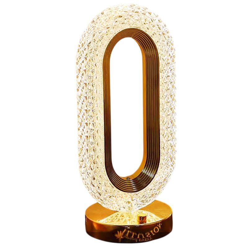 GENERAL - LAMPARA CRISTAL RECARGABLE ELEGANTE PARA HOGAR