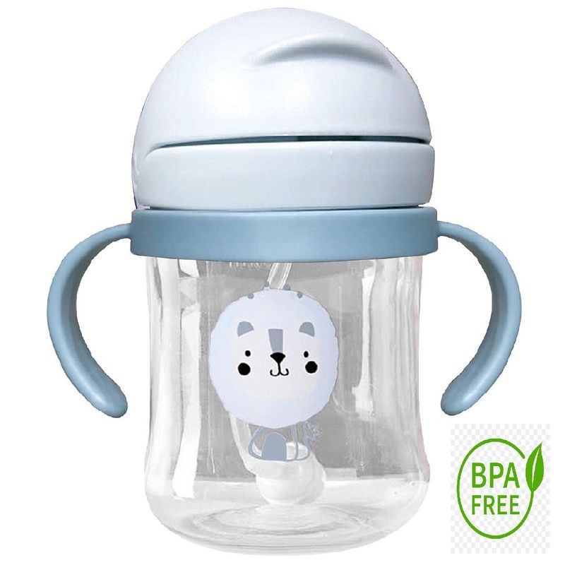 MUNDO BEBE - vaso pitillo antiderrame bebe niño niña  250ml