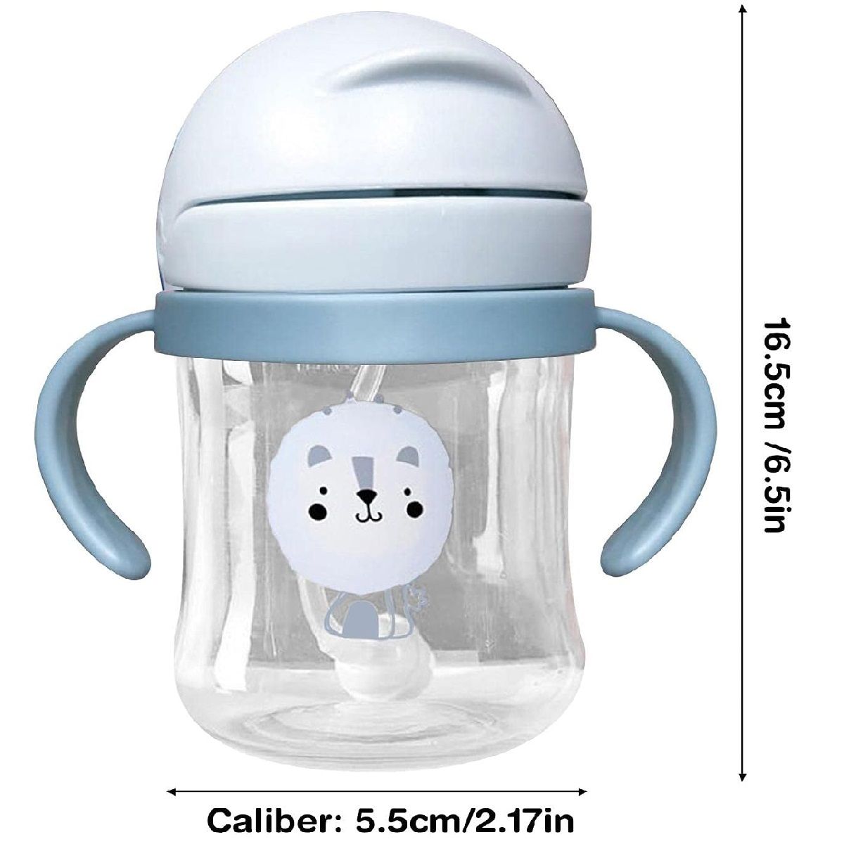 MUNDO BEBE - vaso pitillo antiderrame bebe niño niña  250ml