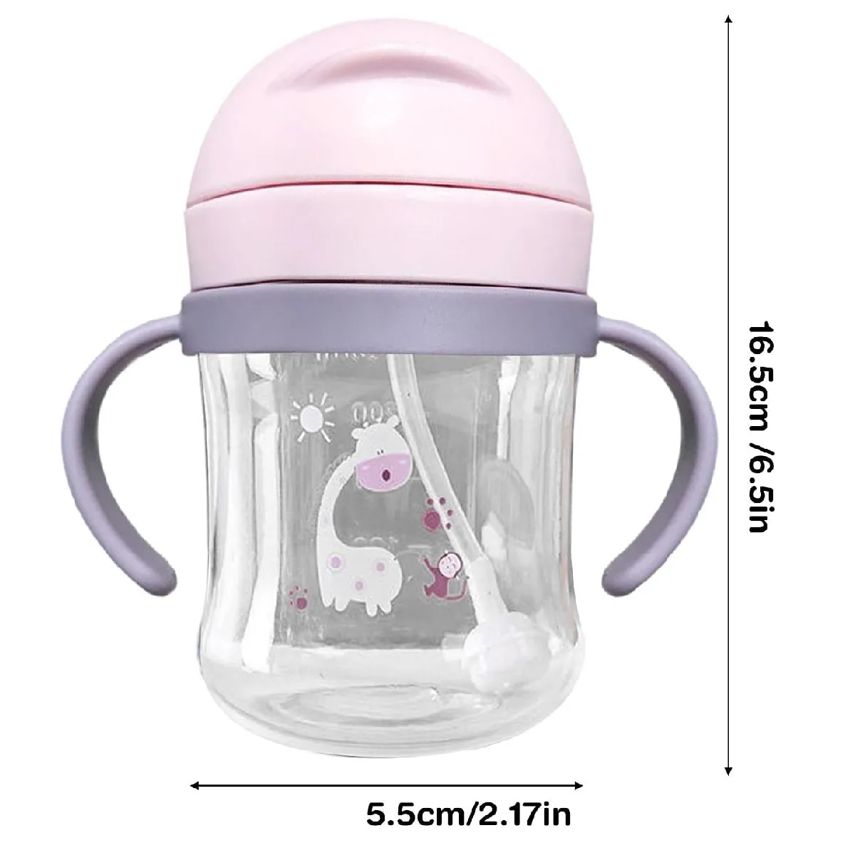 MUNDO BEBE - vaso pitillo antiderrame bebe niño niña  250ml