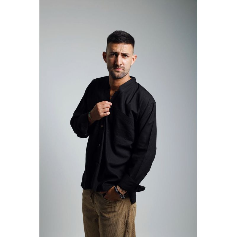 UNCOLOR - Camisa En Lino con botones