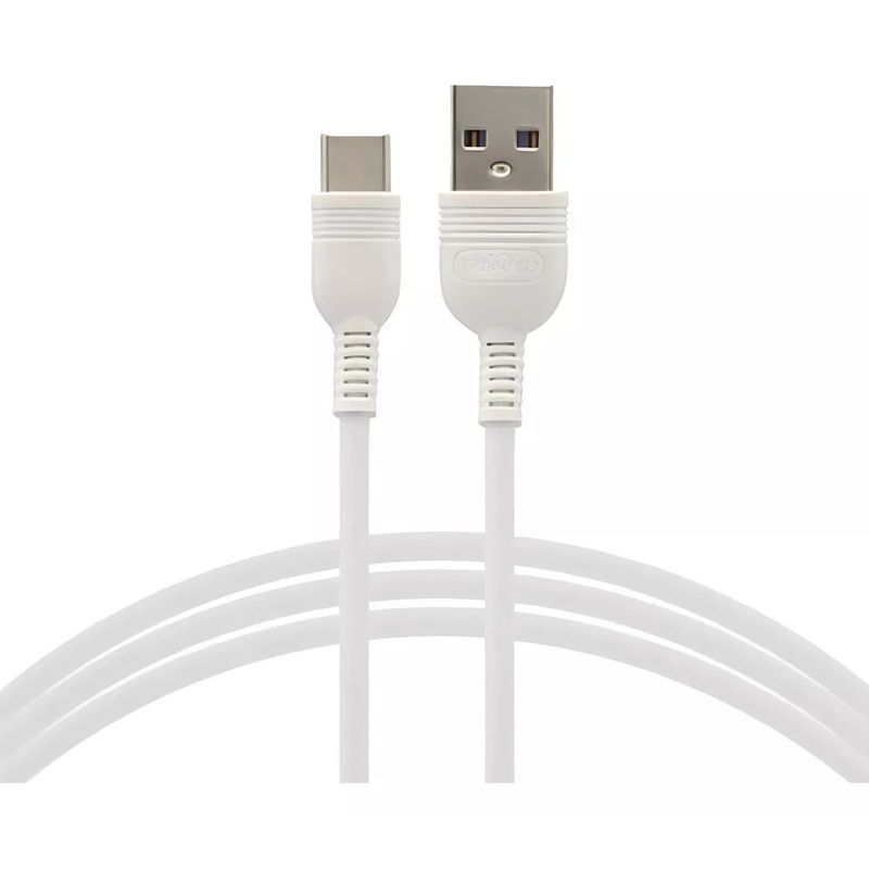 GENERICO - Cable Usb Tipo C Carga Rapida 6a 1 Metro Super Fast Elastico