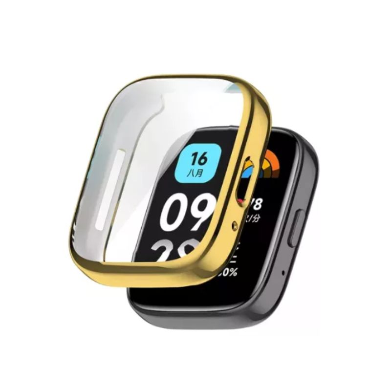 GENERICO - Funda Case Para Xiaomi Redmi Watch 3 Active-Dorado