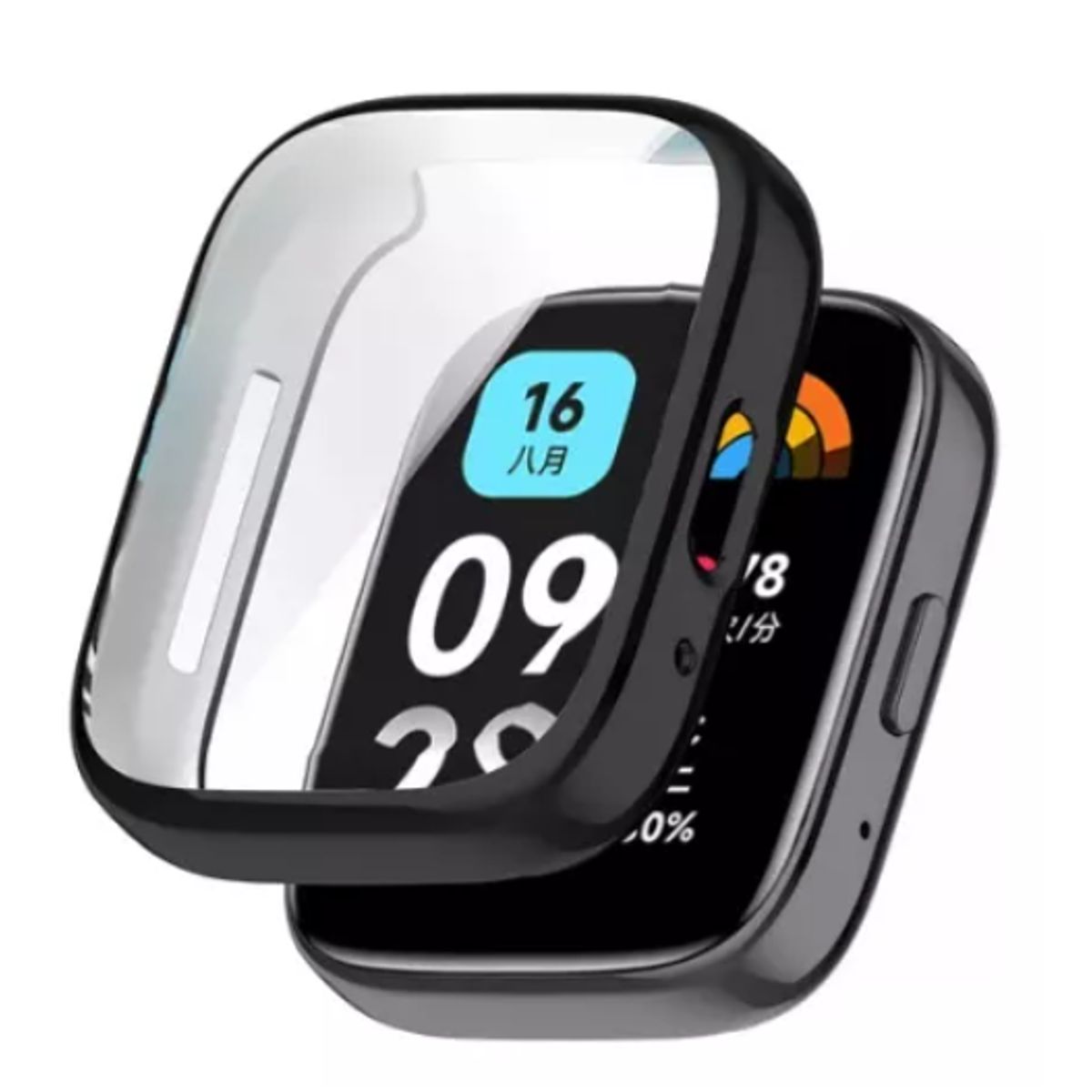 GENERICO - Funda Case Para Xiaomi Redmi Watch 3 Active-Negro