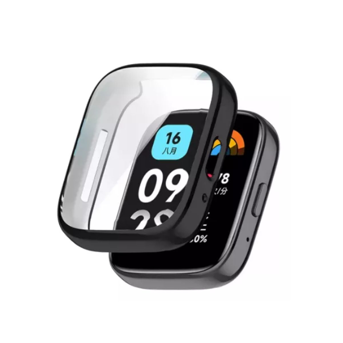 GENERICO - Funda Case Para Xiaomi Redmi Watch 3 Active-Negro